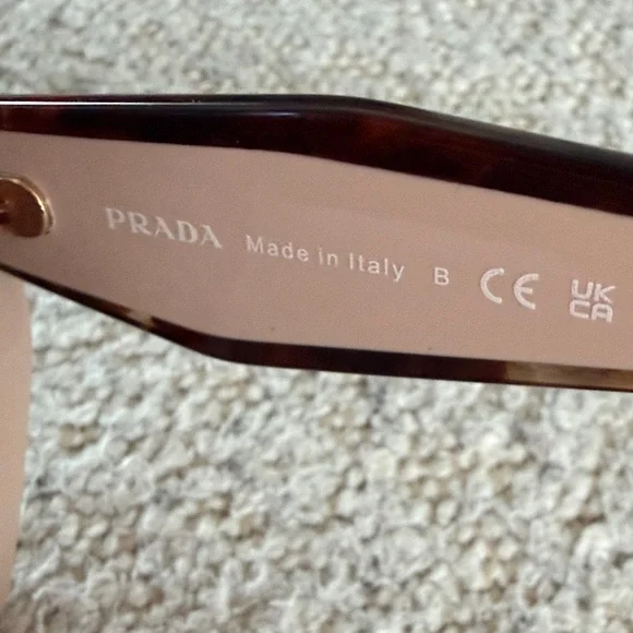 Prada Women's Tortoise Shell Sunglasses - Picture 8 of 14